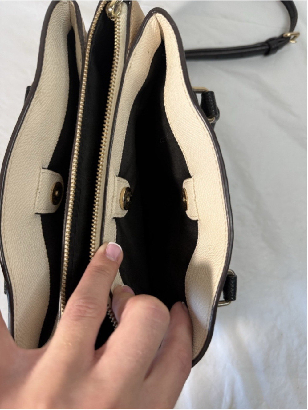 Coach mini SAGE CARRYALL IN COLORBLOCK F73712 Crossbody Hobo Bag - Picture 16 of 16